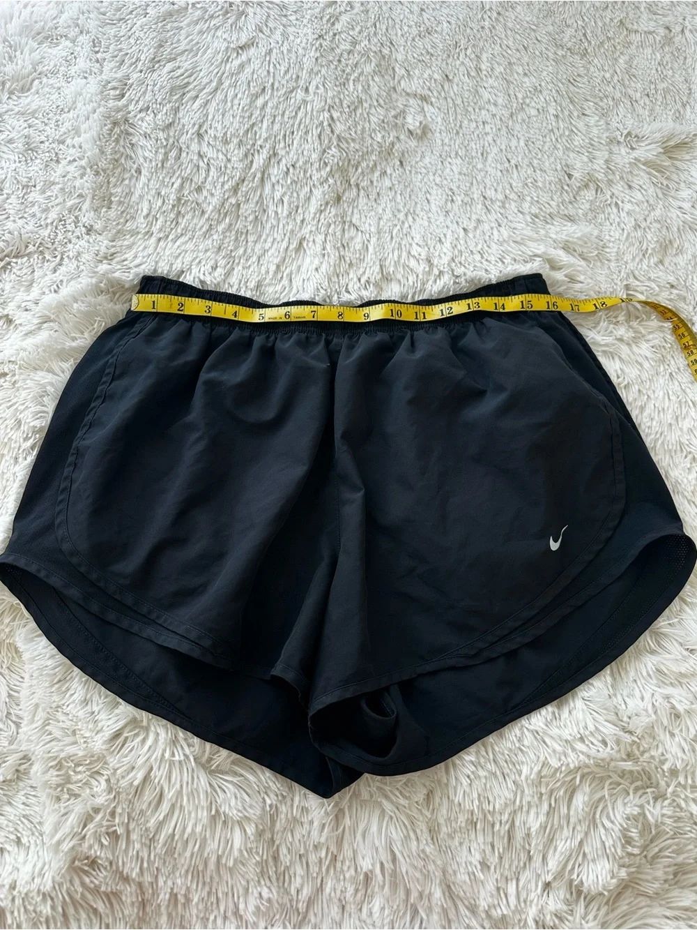 Nike Dri-FIT Black Running Shorts Lined Athletic Gym Training Women’s Large